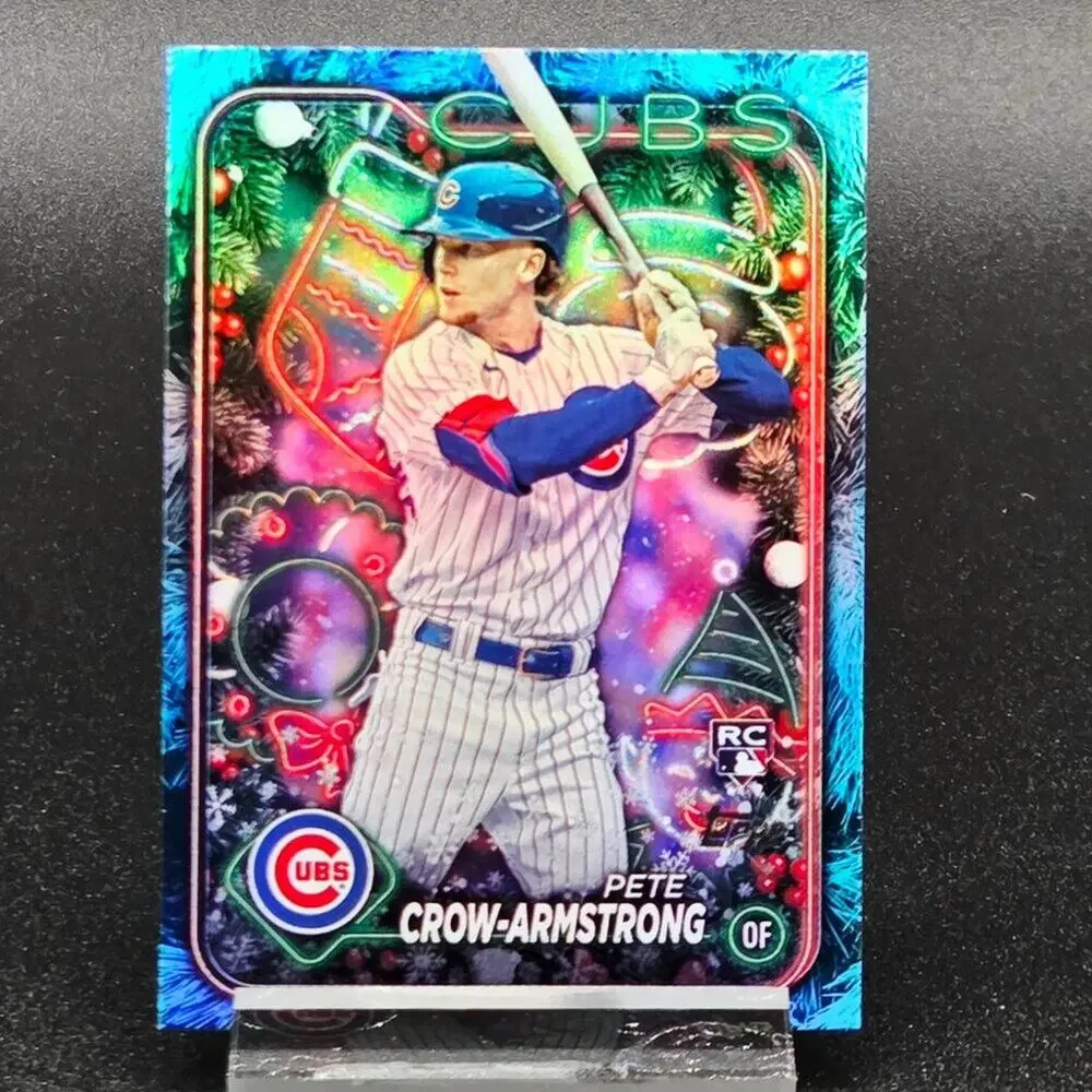 Pete Crow-Armstrong 35th Metallic Blue RC Chicago Cubs Star